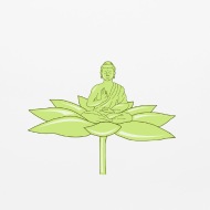 Namaste Lotus Flower drawing by Jami Lea | Doodle Addicts-saigonsouth.com.vn